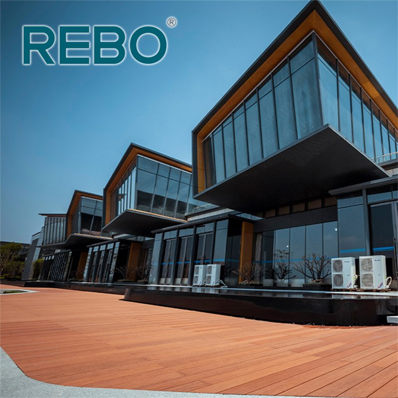 Outdoor Swimming Pool Patio Bamboo Composite Decking Floor