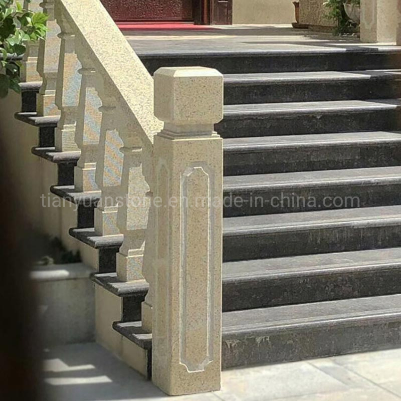 Interior Exterior Decoration Golden Yellow Granite Baluster for Stairs/Staircase