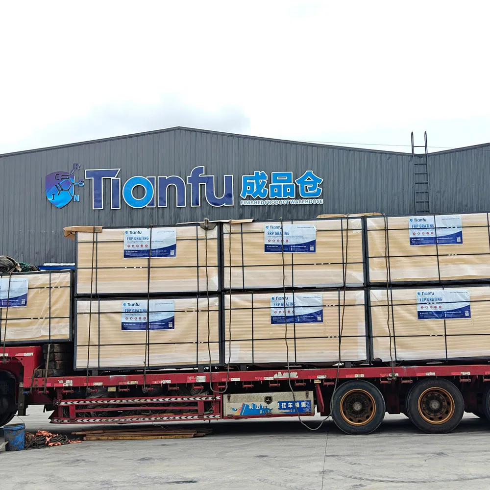 Fiberglass Grating Fiberglass Molded Grating for Chemical Plants Walkways Stairs Construction Industrial Fiberglass Grating Manufacturer Custom Grating