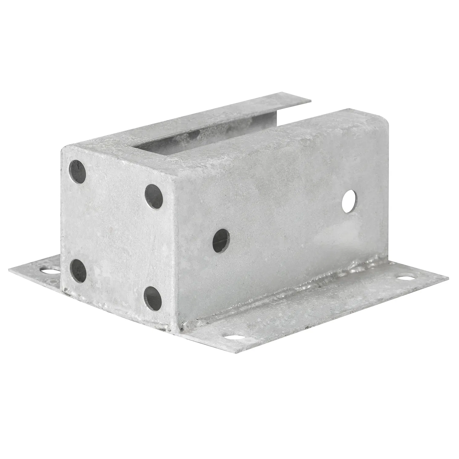 Galvanized / Powder Painted Post Support or Ground Anchor Plate