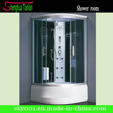 Popular Glass Chrome Finished Sauna Steam Shower Bathroom (TL-8850)