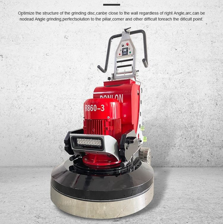 Шлифовальная машина для бетона RONLON R860 220В/380В
