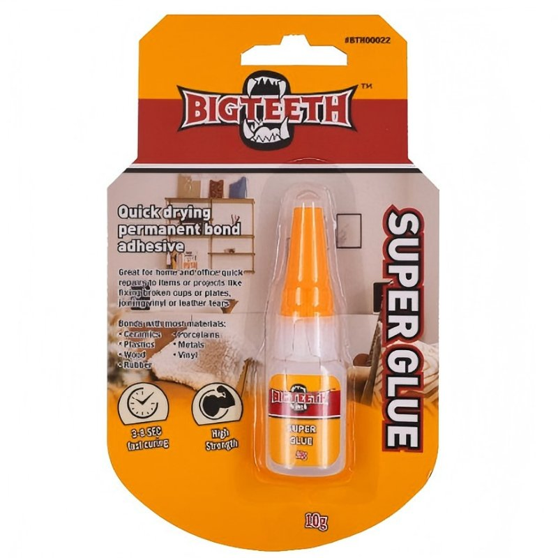 Bigteeth Super Glue 10g Ultra-Strong Quick-Drying Adhesive Bth00022