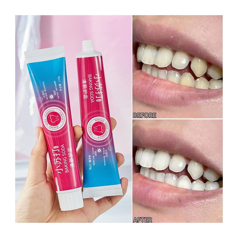 Custom Tooth Paste Whitening Stain Removal Baking Soda Toothpaste