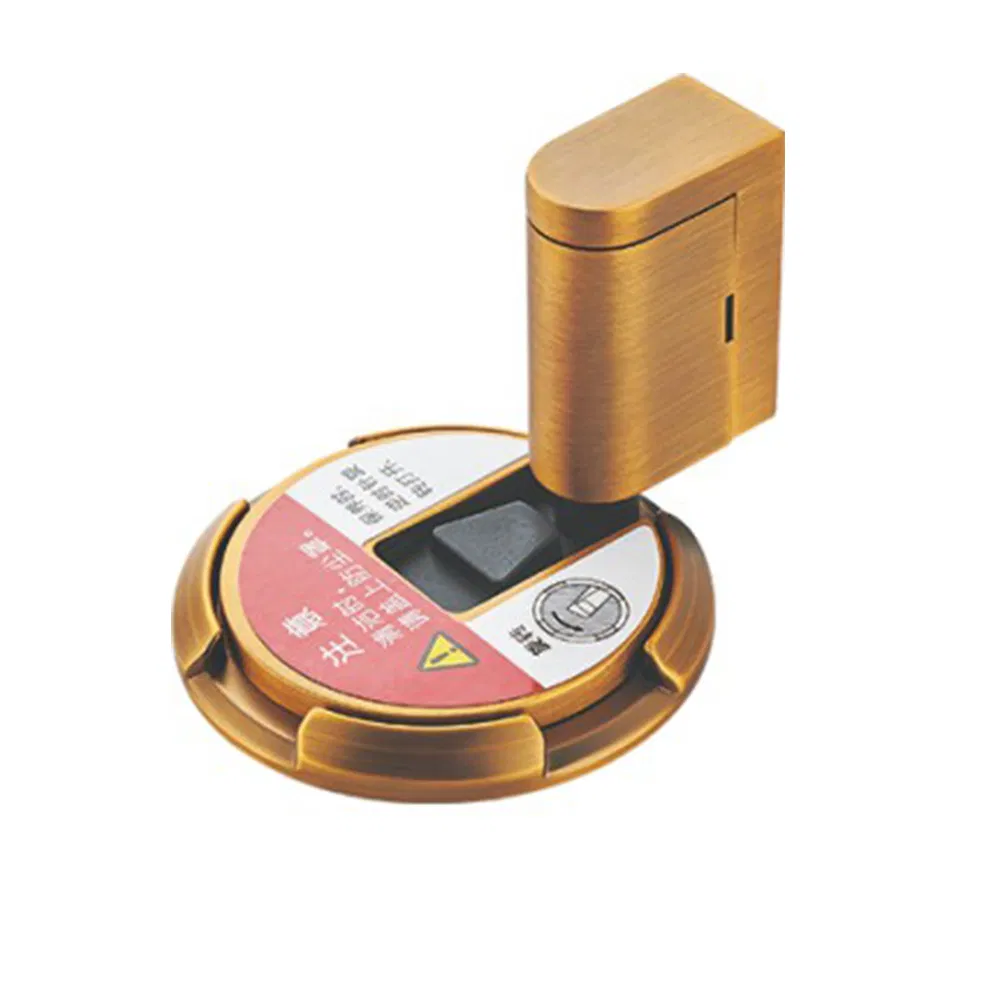 Heavy-Duty Home Door Accessories Floor Mounted Zinc Alloy Door Stopper