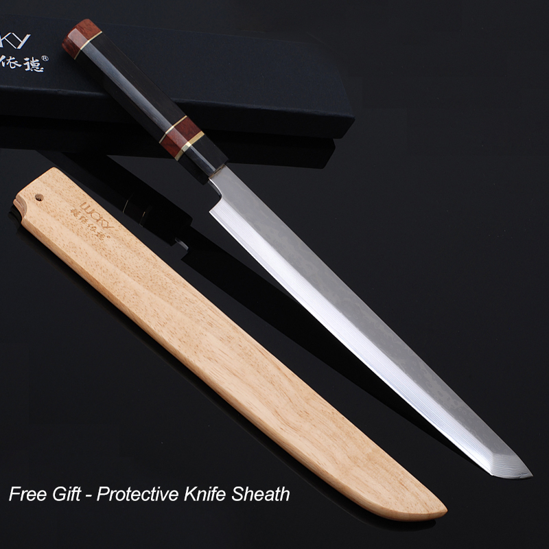 Rust Resistance Damascus Japan Takobik Sushi Sashimi Sakimaru Knife