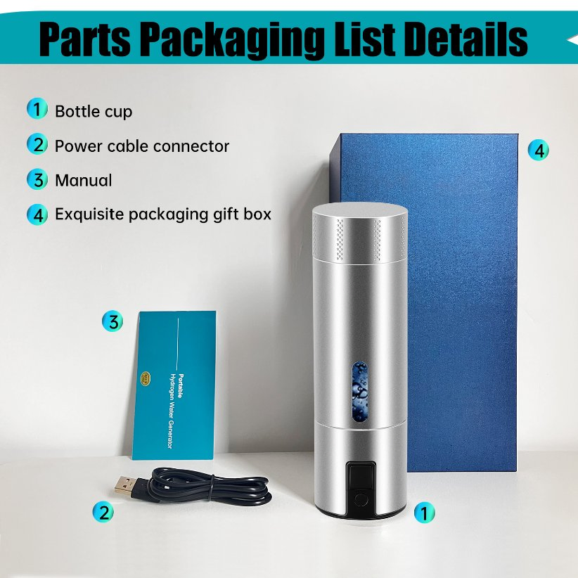 Портативный генератор водородной воды Cahmtf