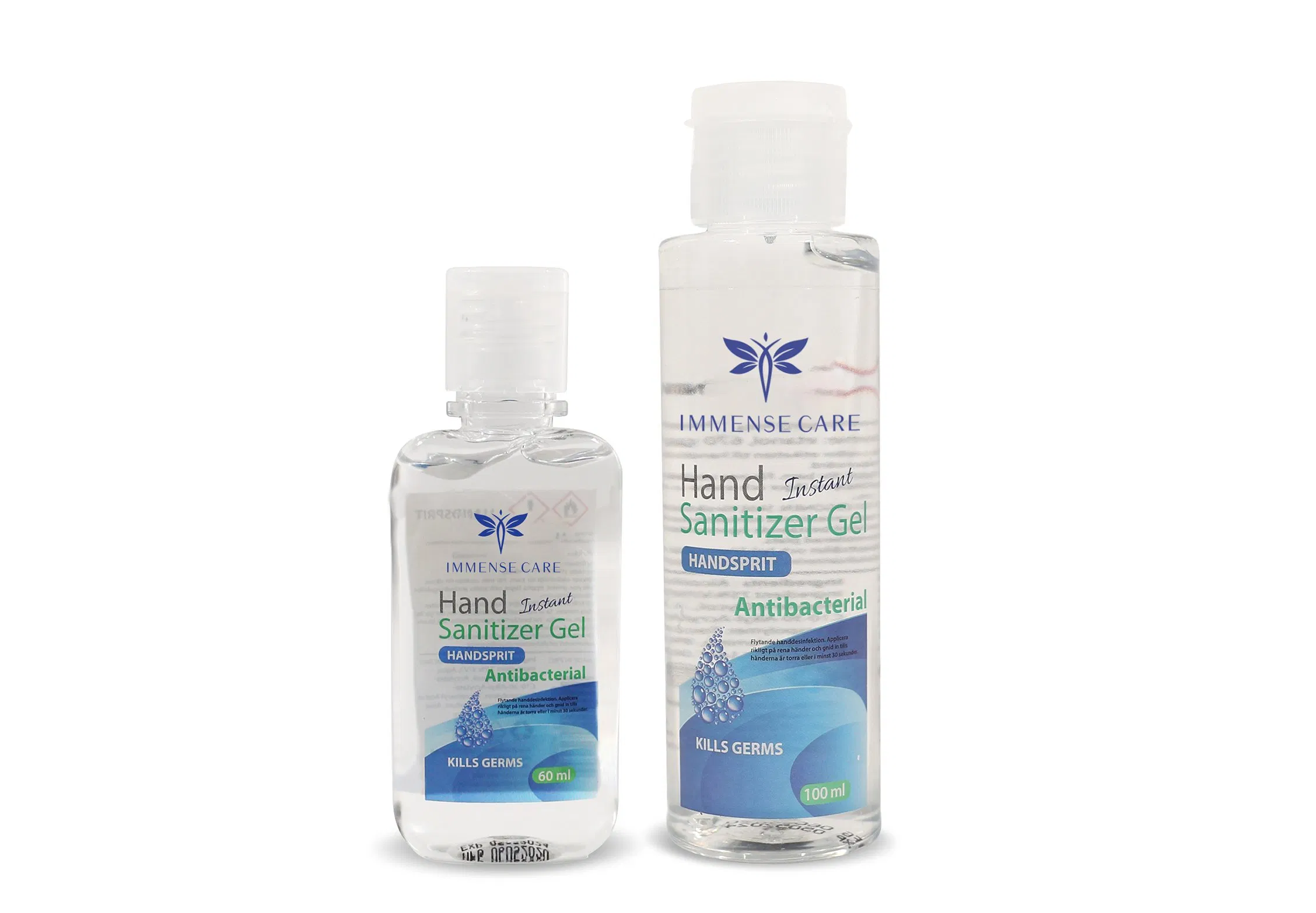 100ml 75% Alcohol Instant Hand Sanitizer Gel Wash-Free Anti-Bacteria Moisturizing Disinfectant Hand Gel Portable & Bulk 75% Alcohol Instant Hand Sanitizer