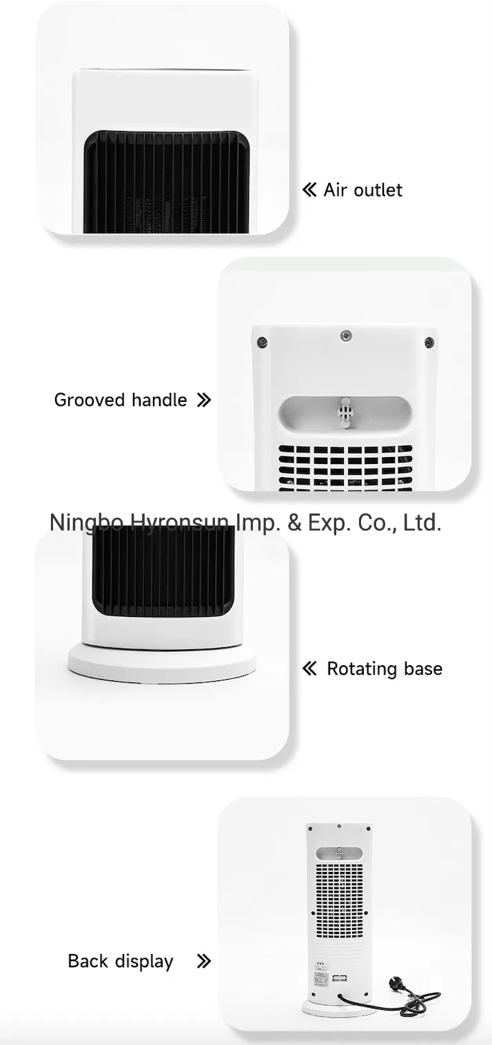 2000W Heater Fan Portable PTC Ceramic Electric Fan Heaters
