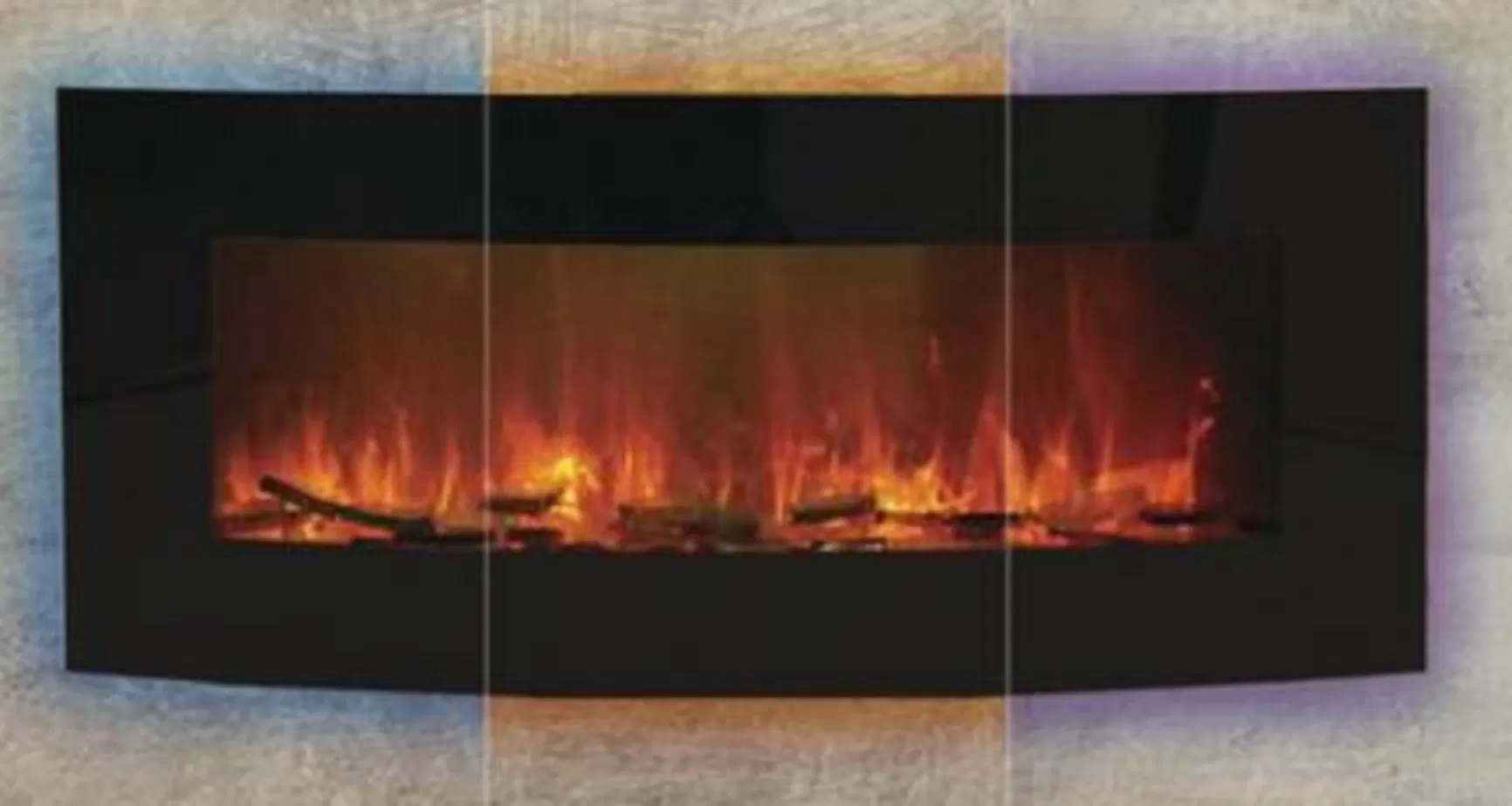 Электрический камин 34 дюйма с меняющимся пламенем