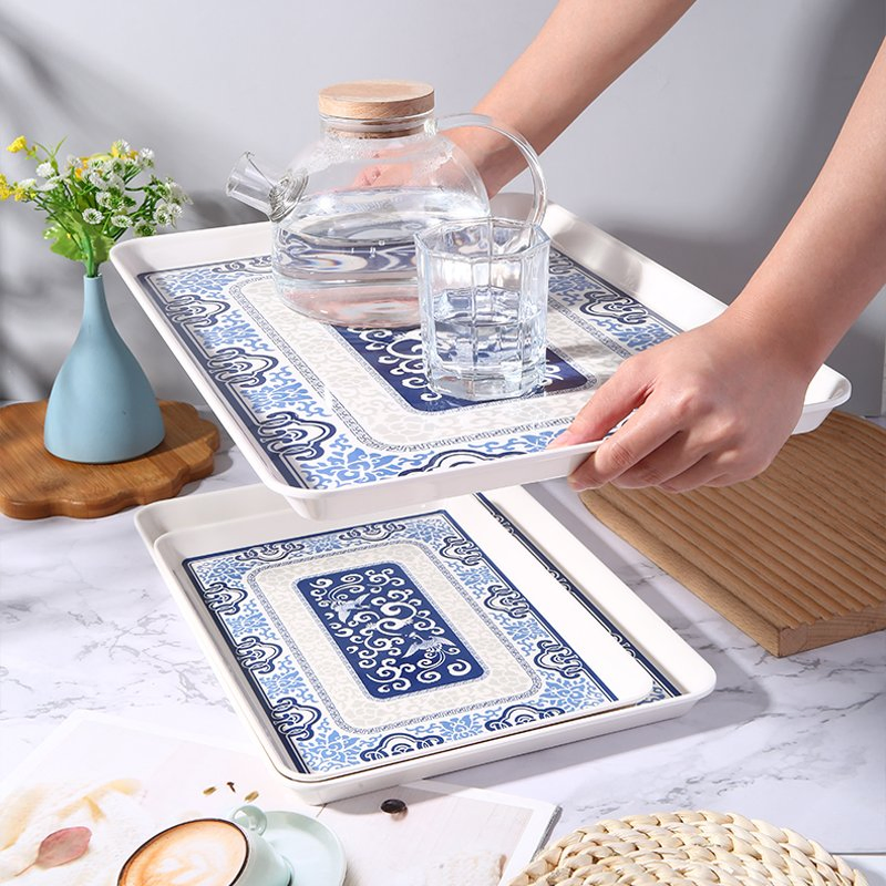 Family Hot Unbreakable Tableware Home Use Melamine Reusable Elegant Rice Bowl