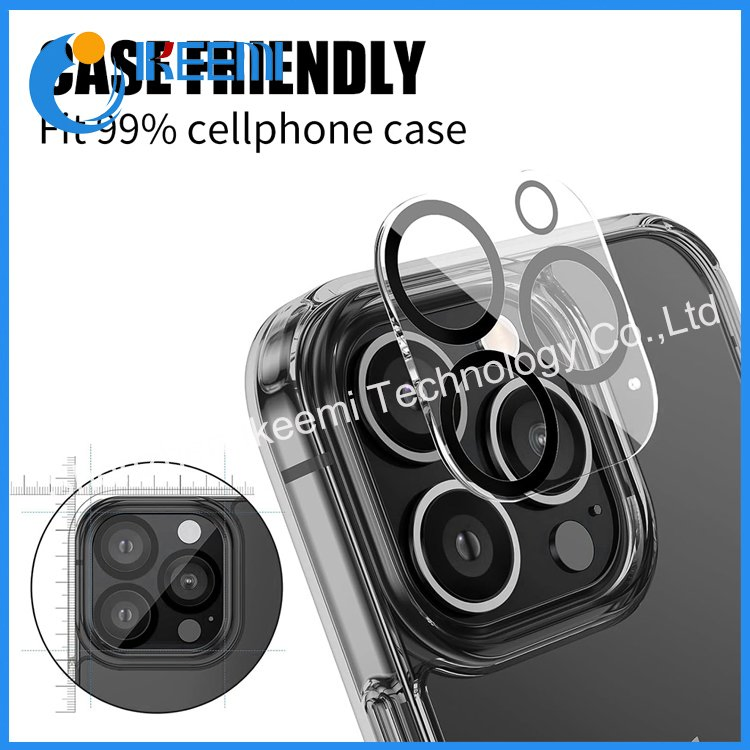 Wholesale 9h Individual Metal with Glass Camera Lens Protector