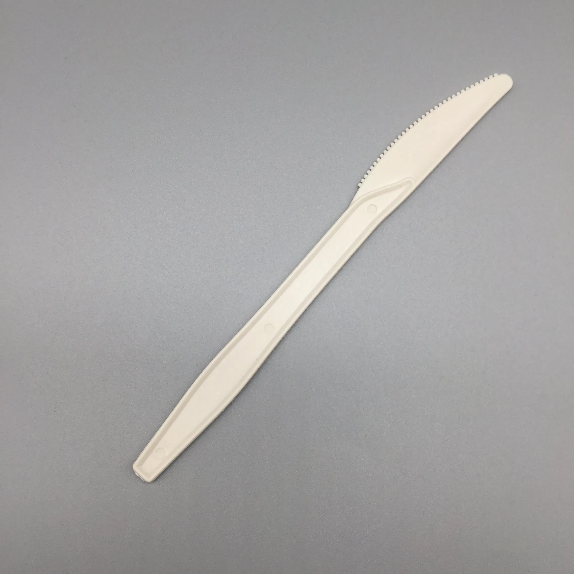 Party Utensils Food Grade Disposable Spoons and Knives Flatware 7" Cornstarch Cutlery