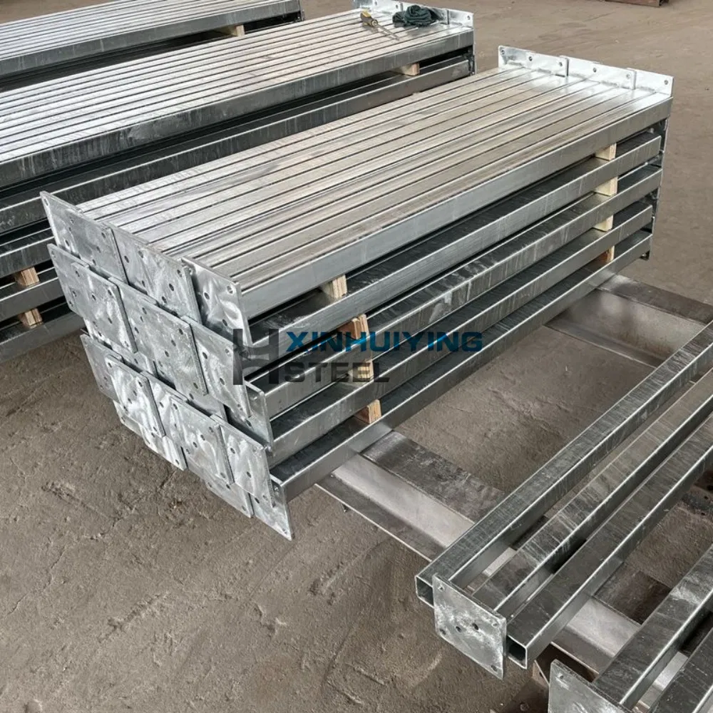 Hot Dipped Galvanized Square Steel Pipe Welded Base Plate Metal Fence Post