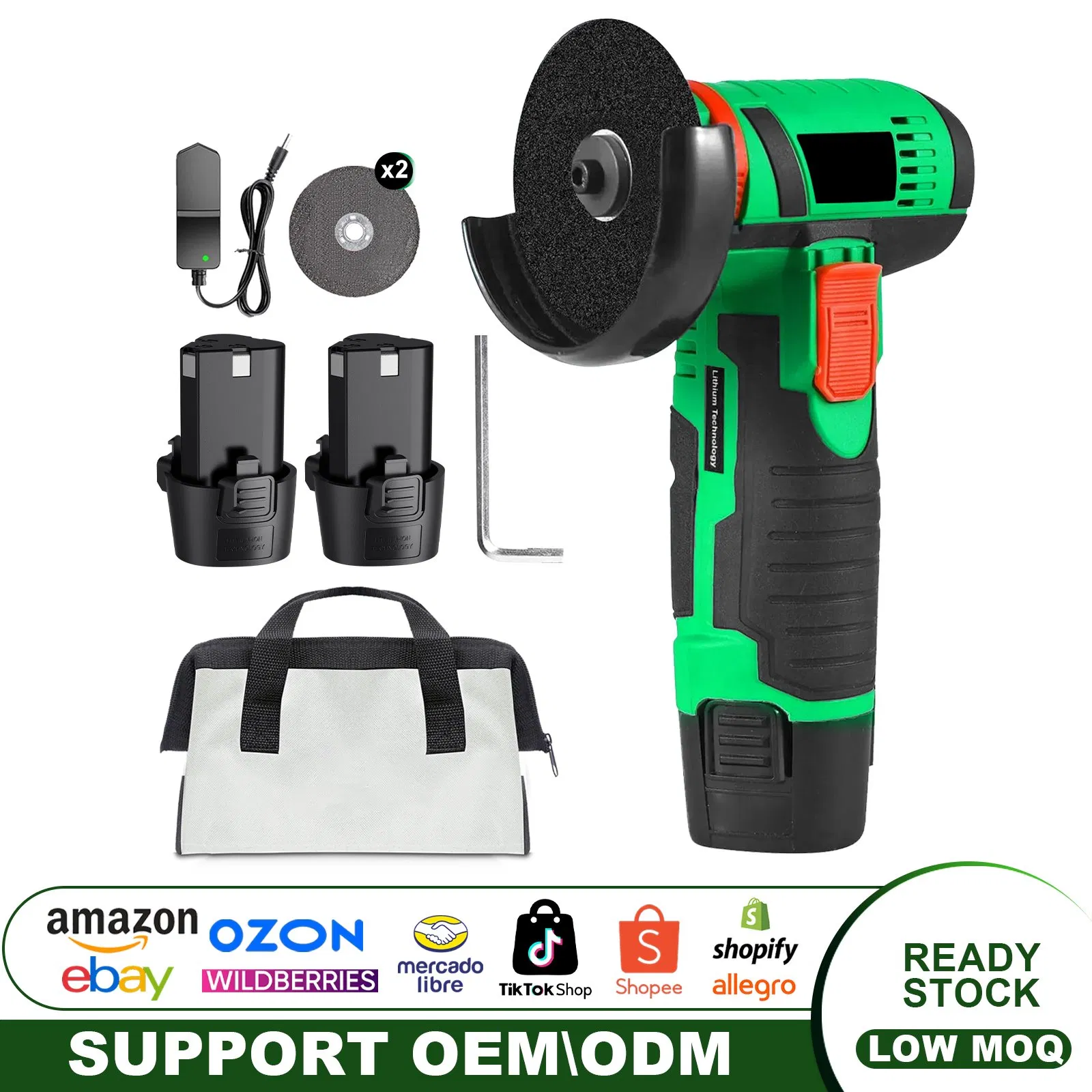 Powerful 12V Cordless Mini Grinder for Precision Grinding