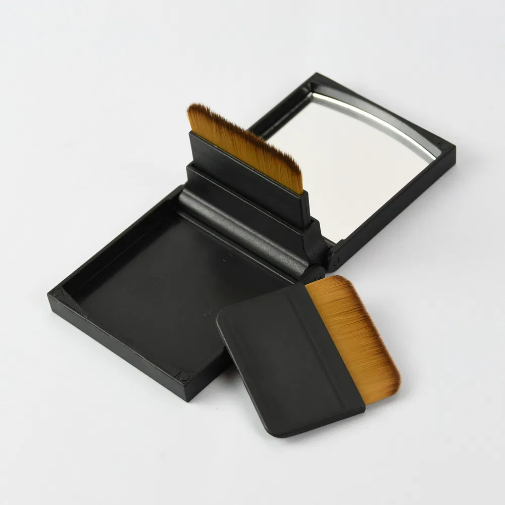 Cosmetic Box Makeup Tool Kit Foundation Brush Portable Travel Powder Concealer Brushes with Mirror
