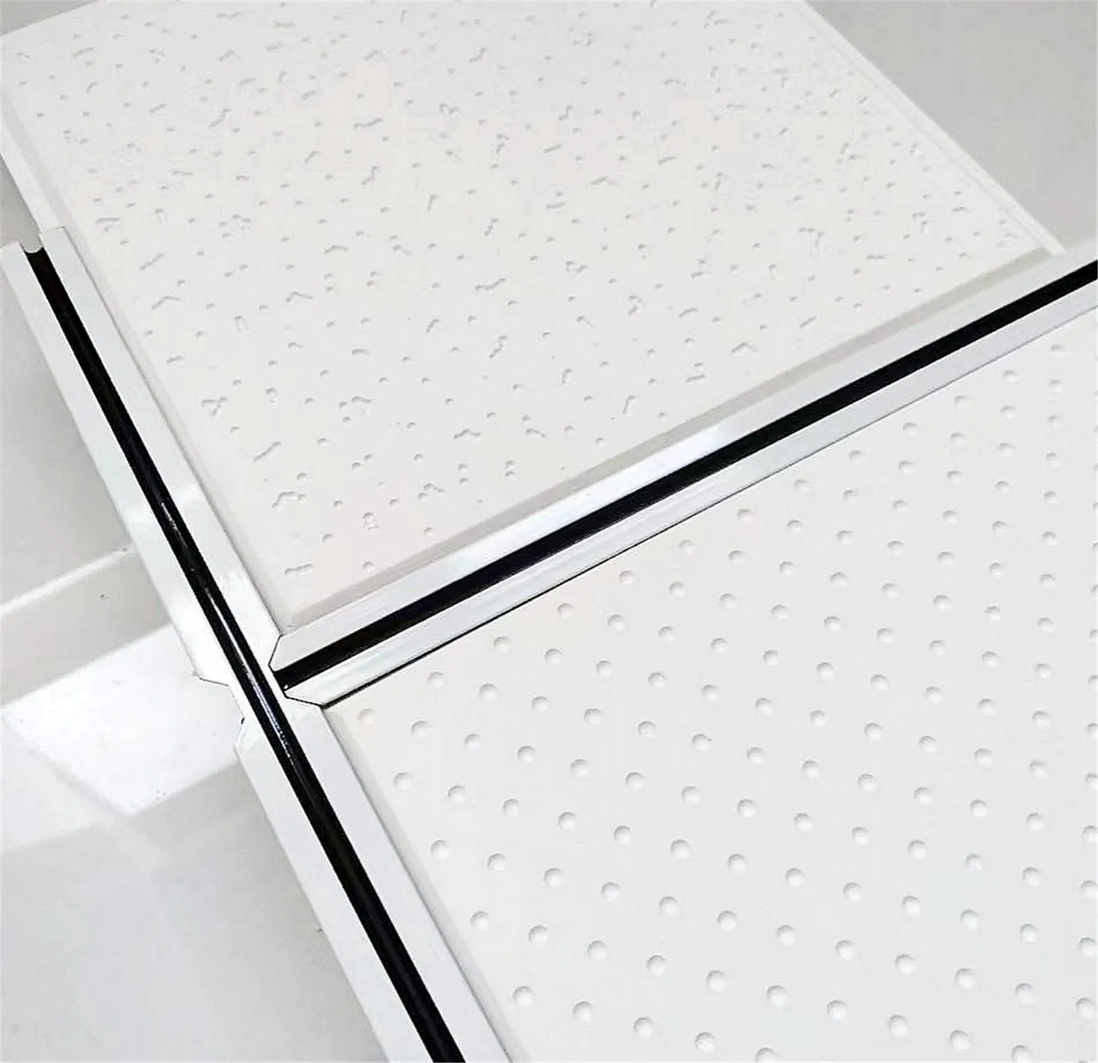 Plaster Decorative Mineral Wool Fiber Sound-Absorbing Ceiling Tiles