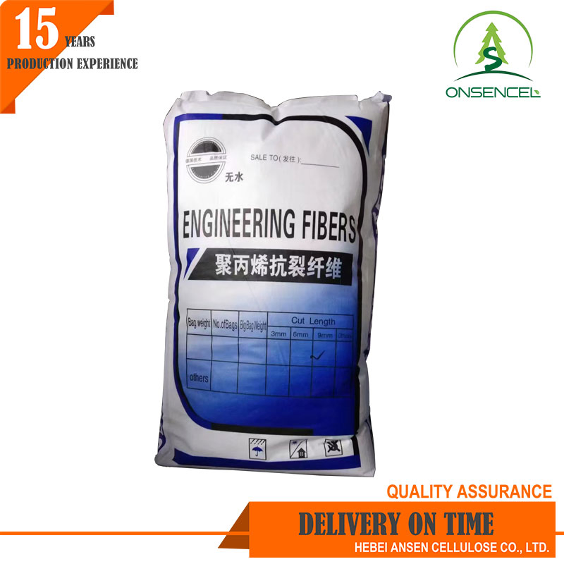 Top Quality and Good Price Anti-Crack Concrete Fiber PP Synthetic Stable Fiber for Concrete