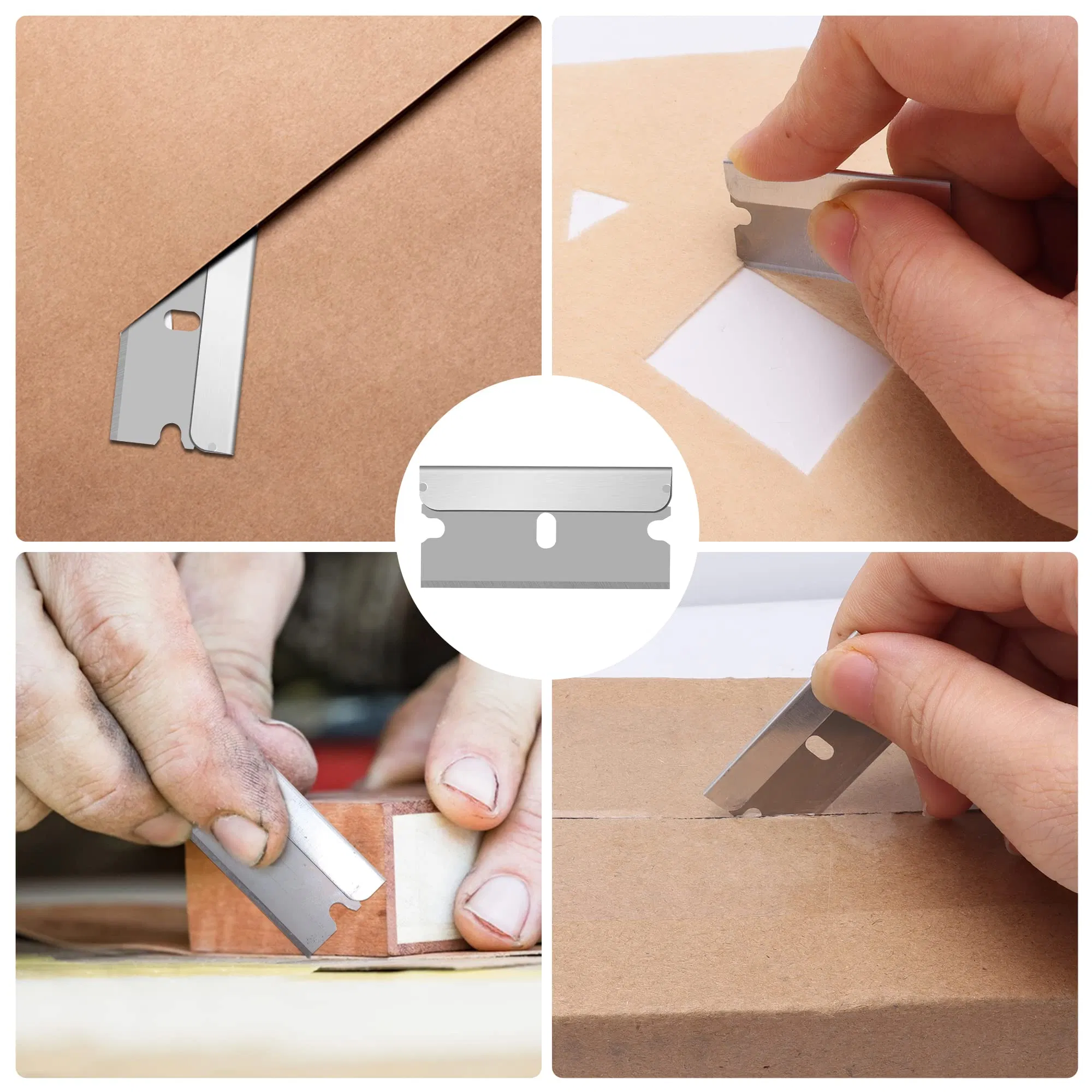 Hautine Metal Razor Blade Single Edge 40X19mm