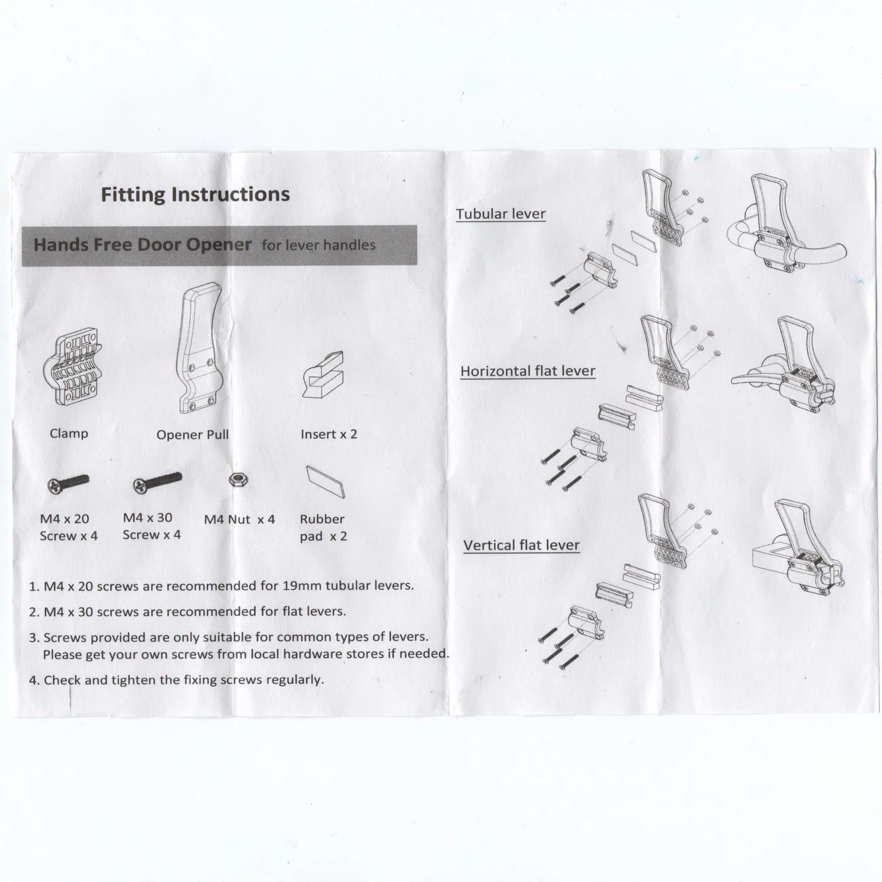 Handfree Door Opener for Lever Handle Portable Door Lever Handle Hygiene