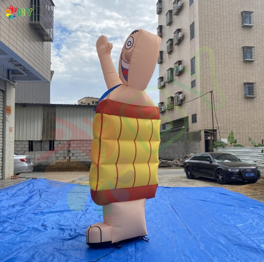 Hot Sale to Holland Inflatable Opblaasbaar Half Abraham Doll Balloon for Hire