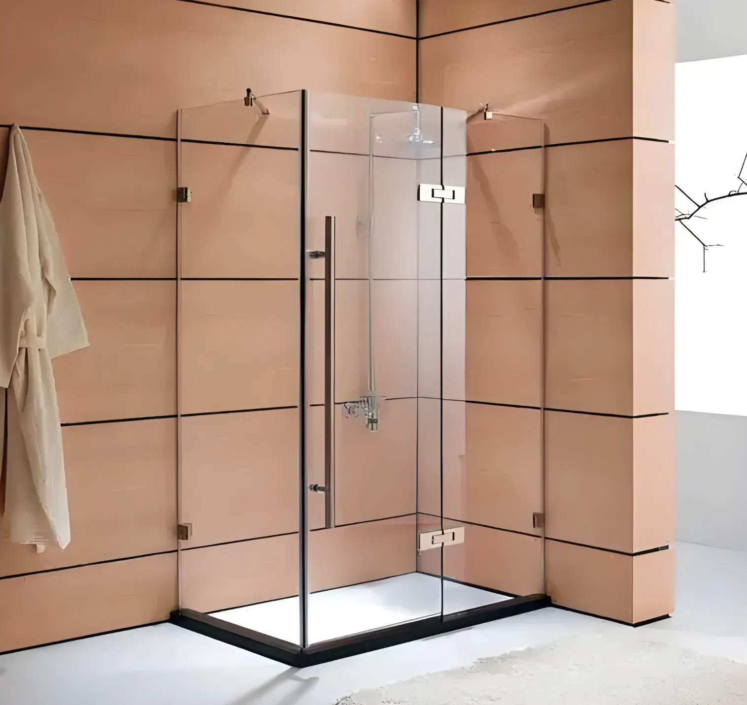 Premium Shower Room Featuring Toughened Glass - Customizable OEM Options
