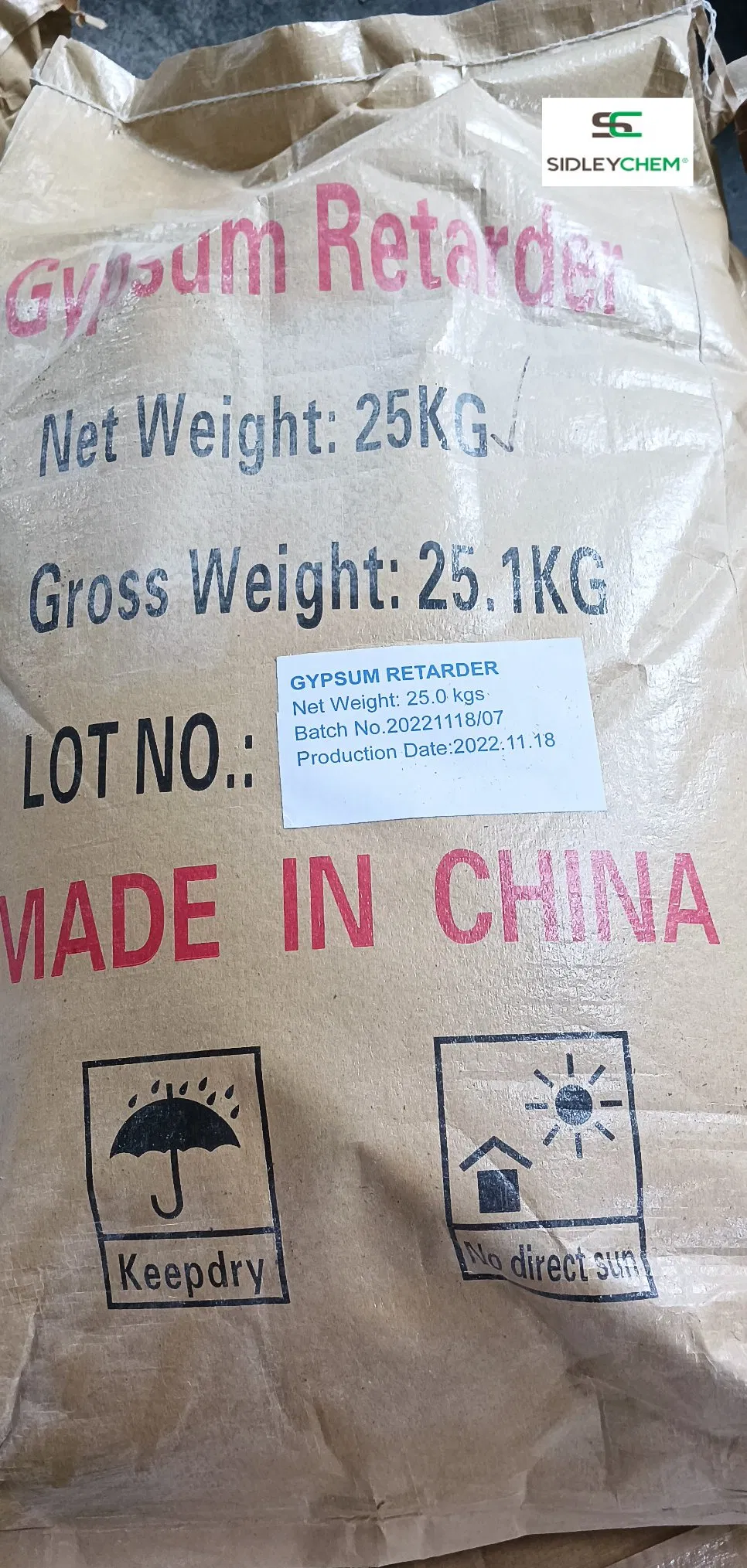 Gypsum Retarder Protein Retarder Retarder High Efficiency Low Dosage