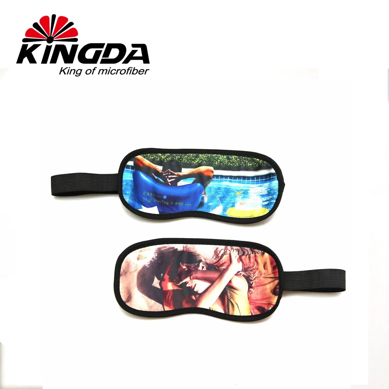 Eye Mask Customization Photo Printing RPET Microfiber Fibre