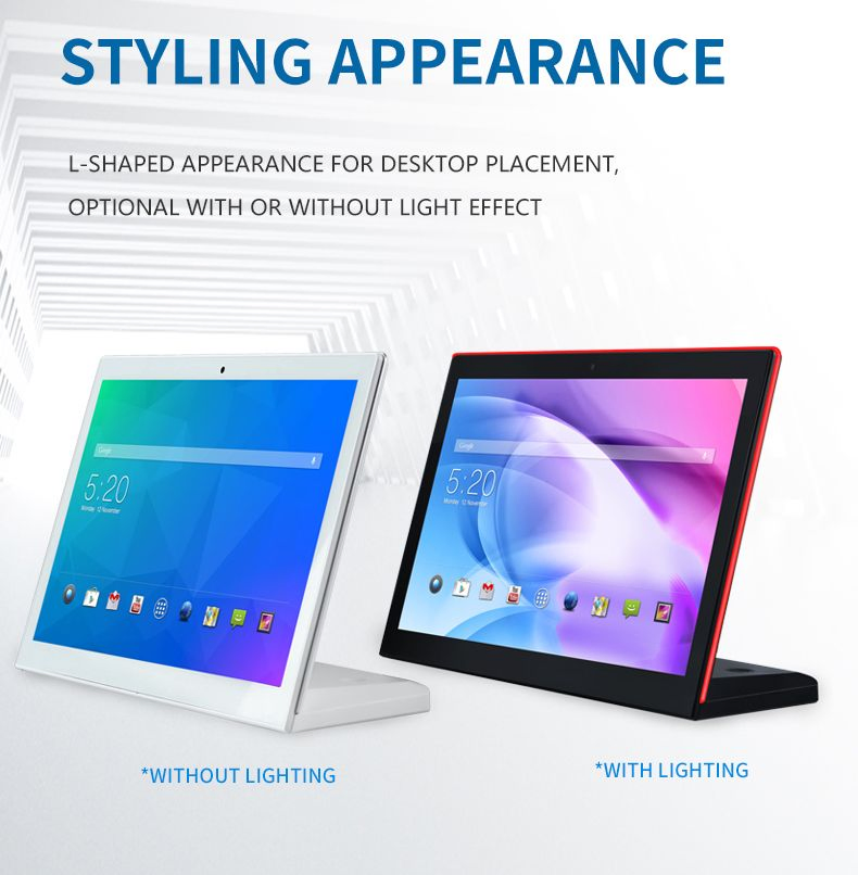 2025 Newest L-Shape 8/10/14/15.6 Inch Android 14 Tablet Poe Tablet Self Service Kiosks Desktop Small Touch Menu Digital Signage