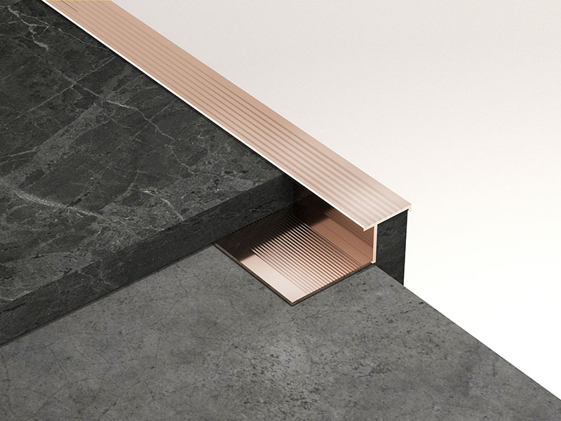 Installing Perfect Profile Trim Stair Edge Step Nosing