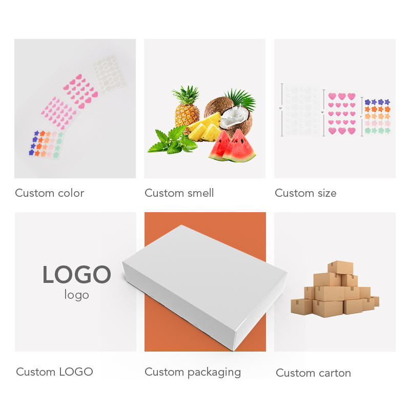 Wholesale Factory Pure Herbal Acne Pimple Patches with Tea Tree Salicylic Acid Pore Shrinking Acne Treatment Patches