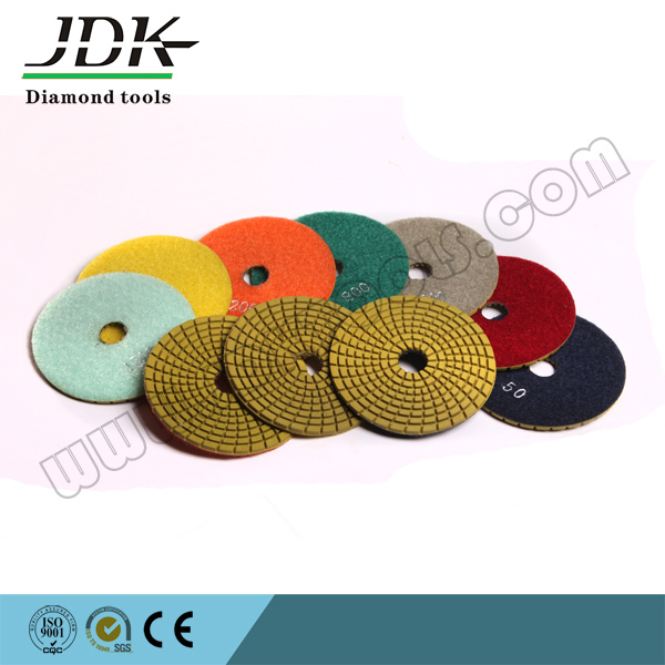 Гибкие алмазные полировальные круги 100мм для мрамора и гранита