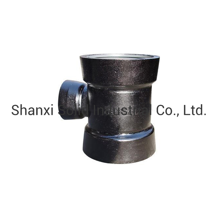 ISO2531 Zinc Layer Bitumen Coating Ductile Iron Tyton All Socket Cross