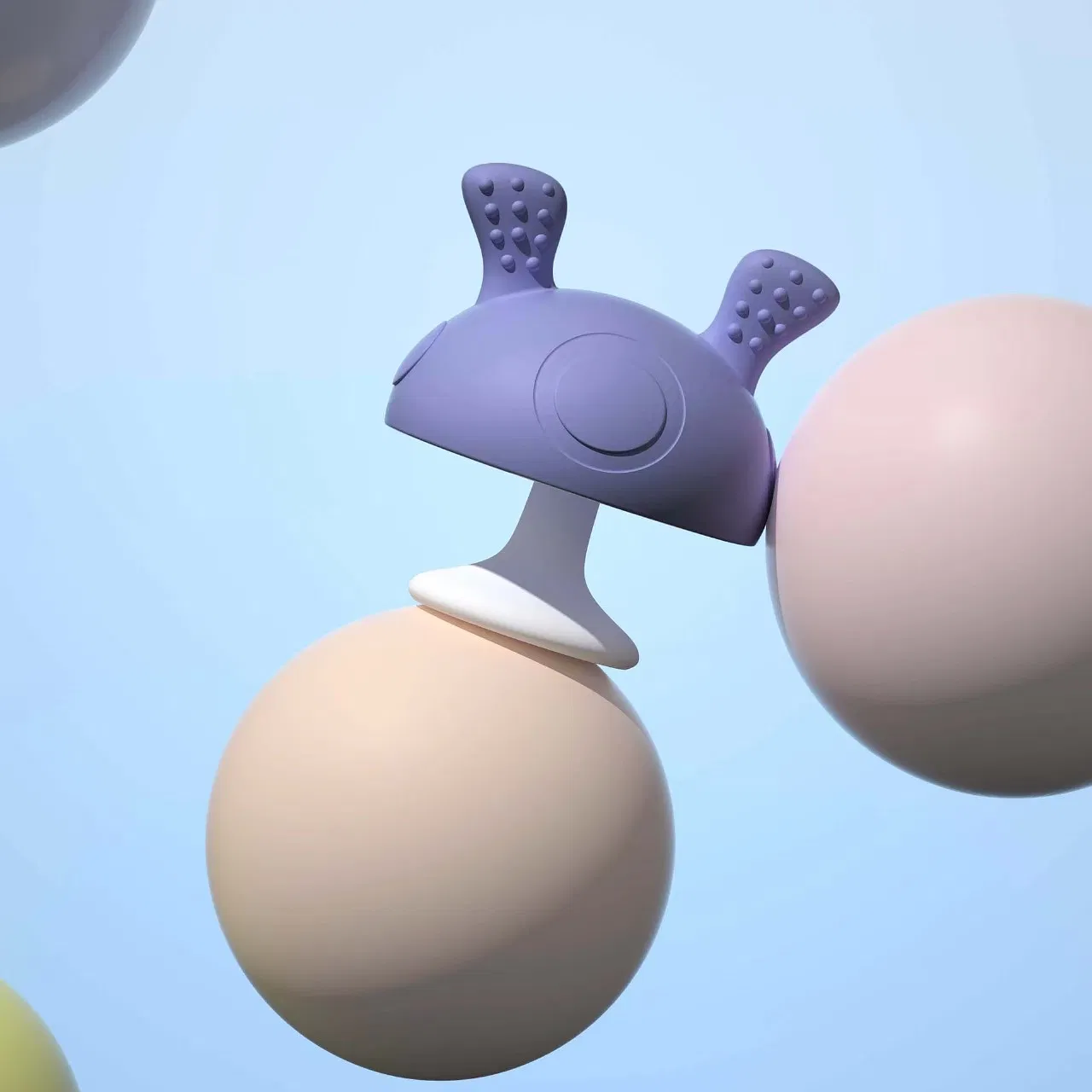 Safe and Non-Toxic Silicone Baby Teethers for Teething Relief