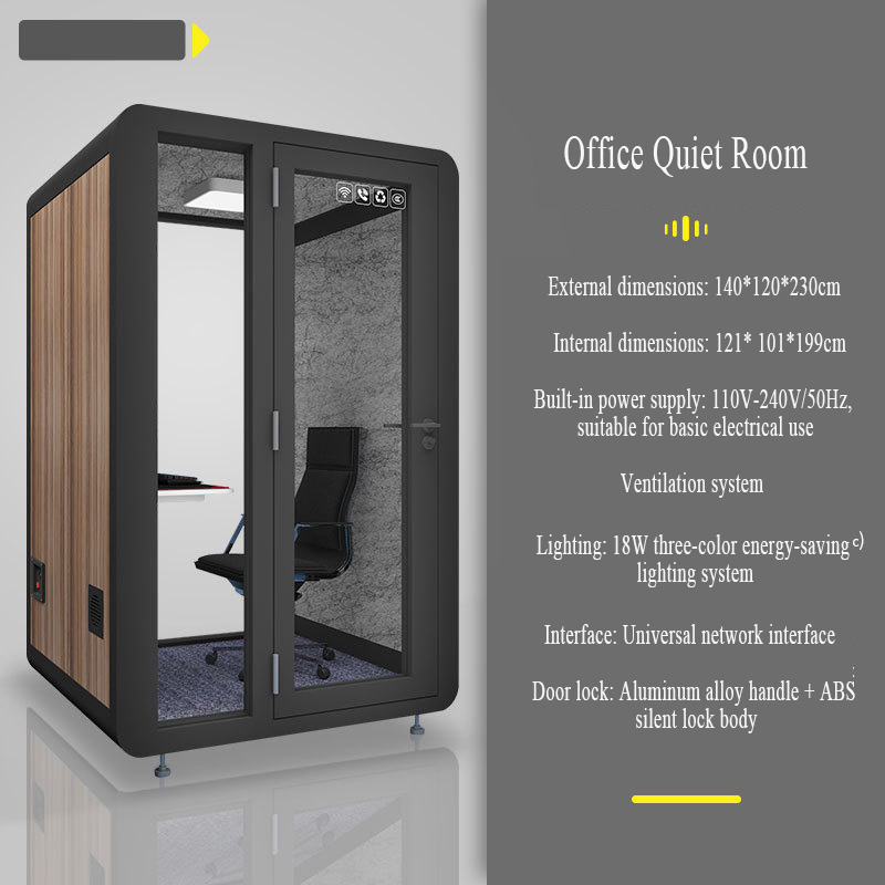 Soundproof Cabin for Private Conversations in The Office