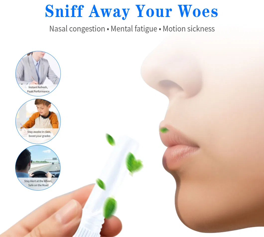 Hot Sales Nasal Inhaler Tube Nasal Inhaler Sticks with Wick for Essential Oil