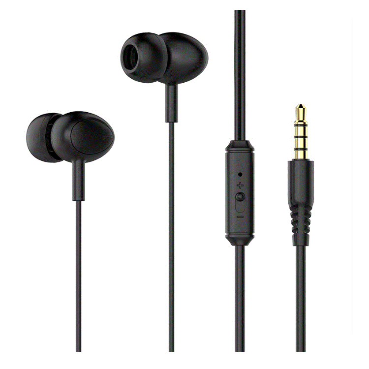Headset 3.5mm Heavy Bass Handsfree Earphone Universal Wired Earbud Headphone with Microphone for Android Phone