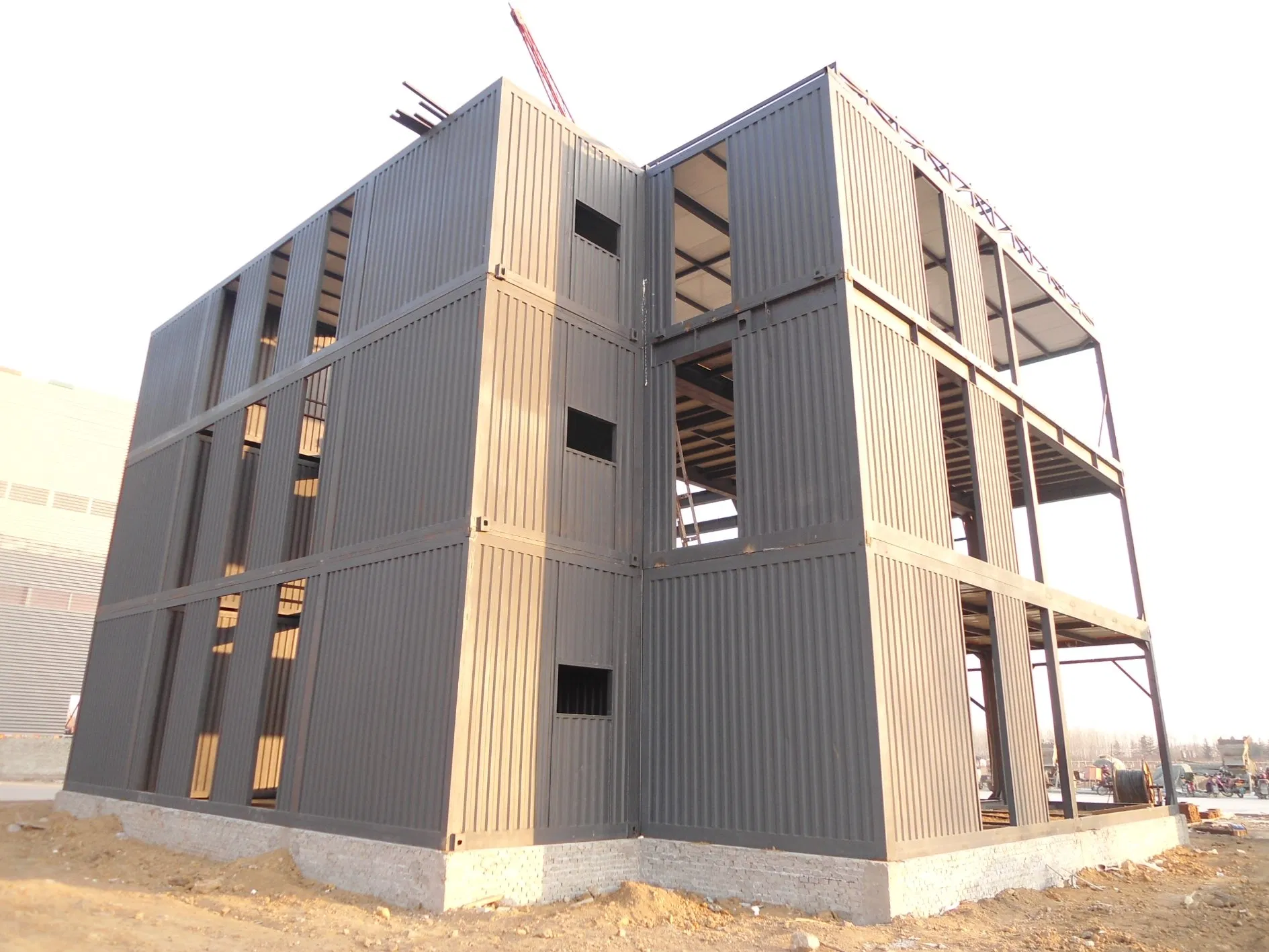 Multi-Storey Prefabricated Steel Structre Modular Building Apartment