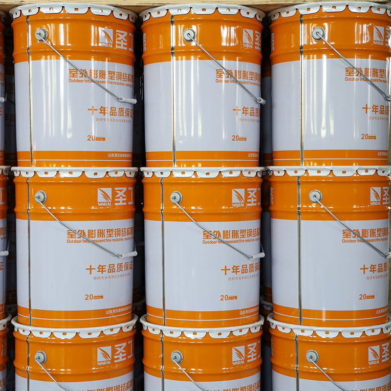 Outdoor Intumescent Coating High-Build Fire-Retardant Coating for Steel Structure