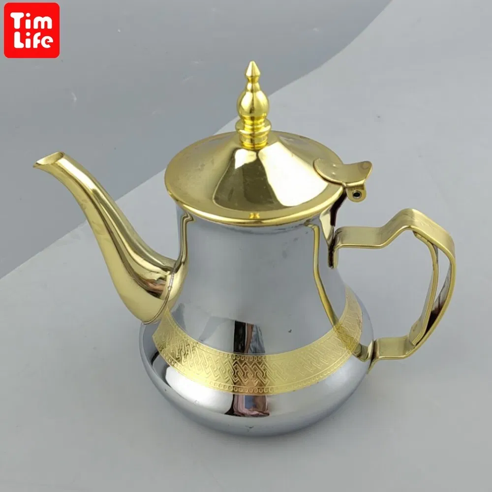 Чайник из нержавеющей стали с арабским дизайном