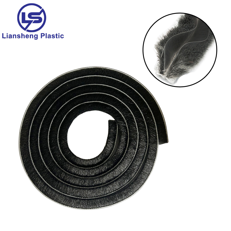with Fin Weather Strip Sliding Door Window Sealing Brush Strip Water Proof