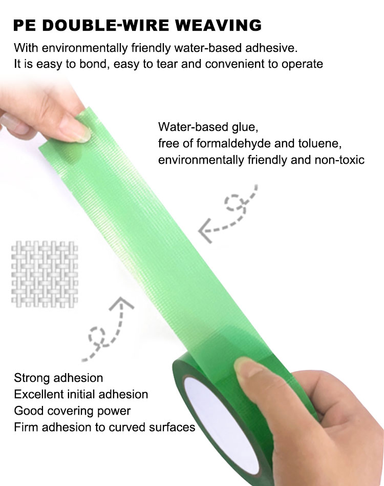 Easy Tear Stucco Tape for Perfect Painting Edges