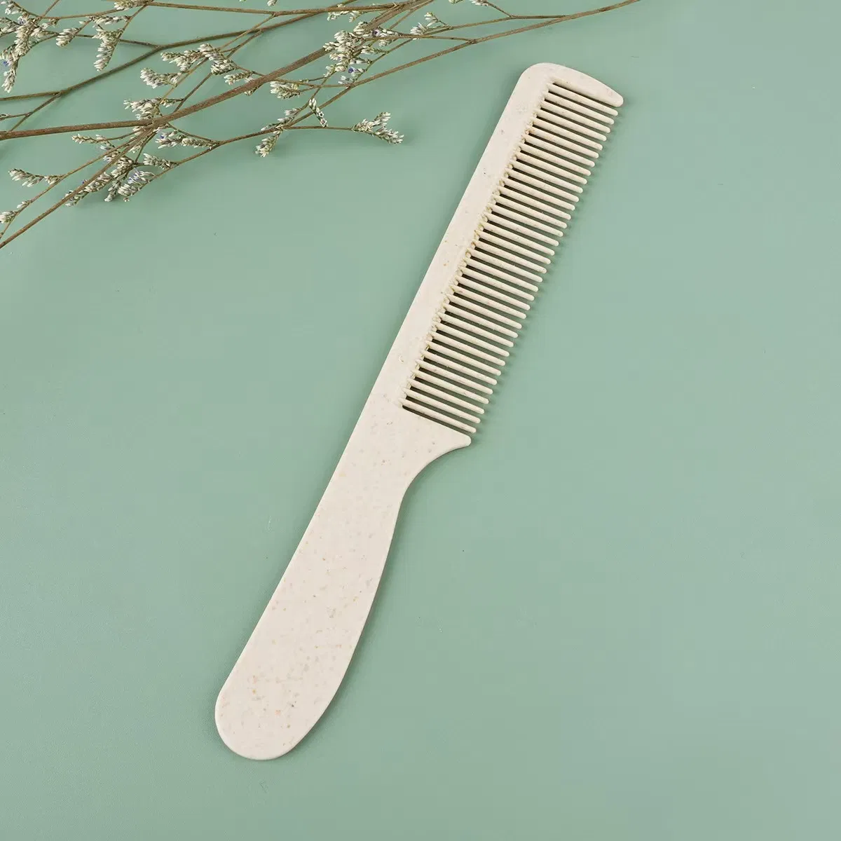 Disposable Custom Biodegradable Hair Combs Wheat Straw Hair Combs for Hotel