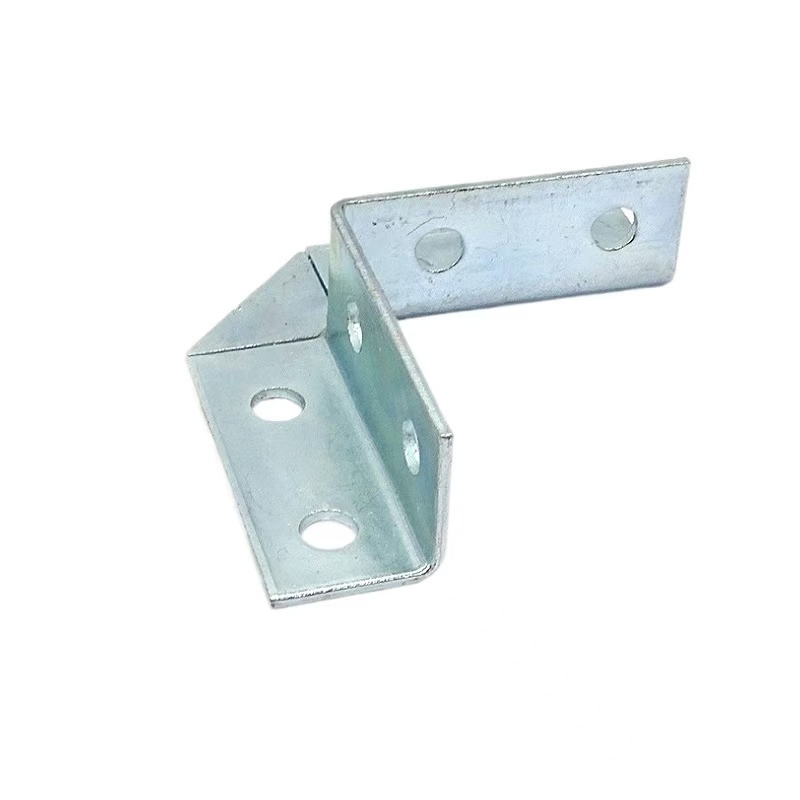 Heavy-Duty Corner Protection Bracket with Eight-Hole Steel Connector Design