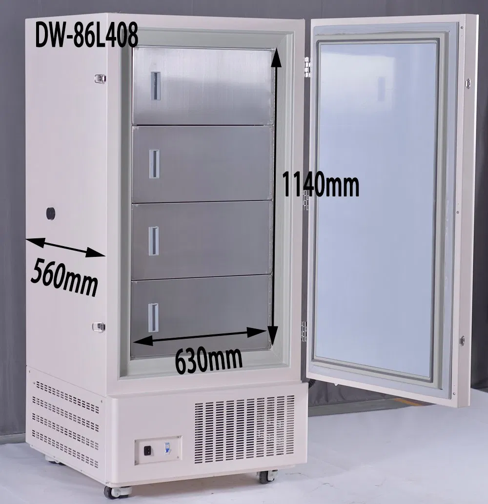 Ultra Low Temperature Freezer 65c Vertical Low Temperature Refrigerator Vaccine Storage Box Super Preservation