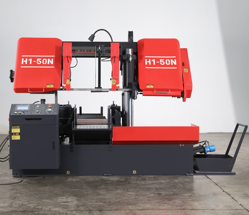 Ленточная пила по металлу промышленная с угловым наклоном