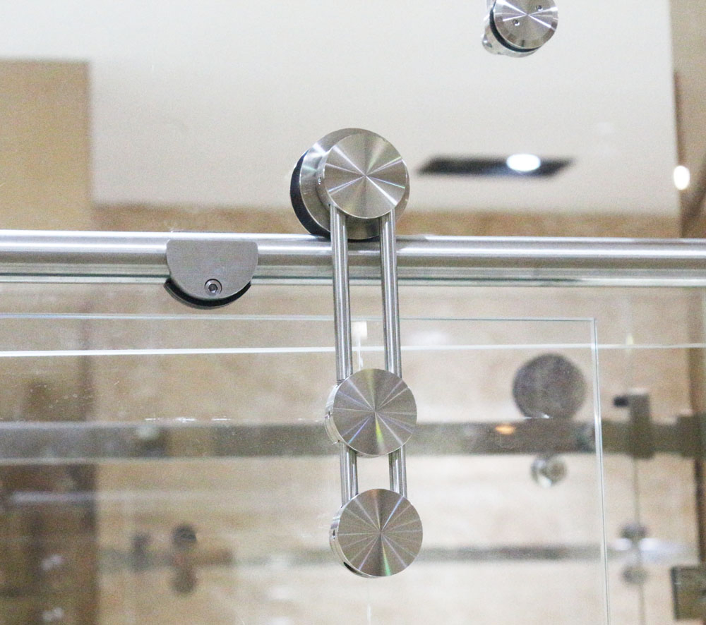 Manufacturer Frameless Sliding Door Glass Hardware Fittings Shower Glass Screen Accessories for 8-12mm