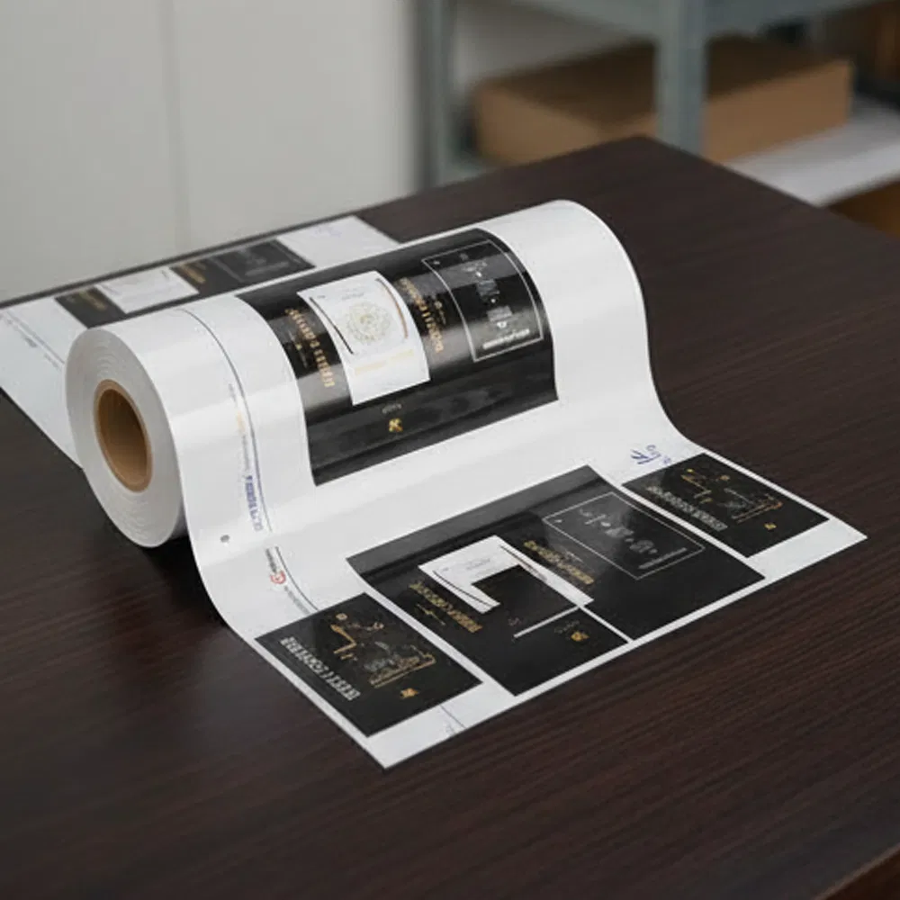 rollo jumbo material de papel adhesive paper Manufacture
