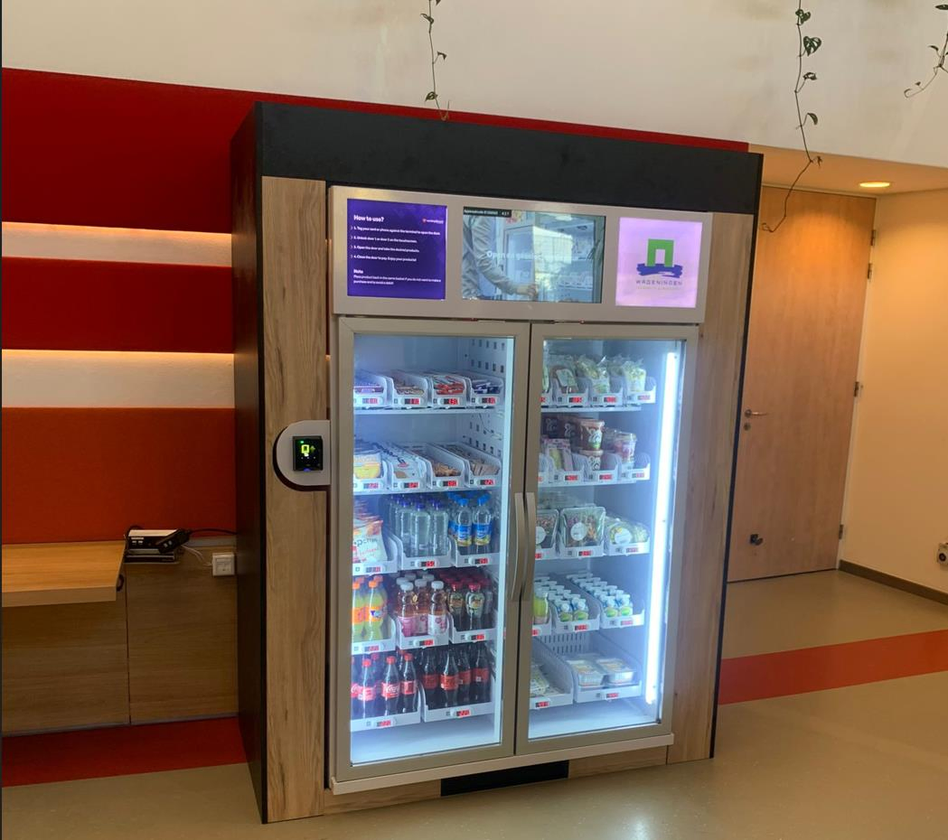 Weimi Big Capacity Weight Sensing Vending Machine Ready Meals Healthy Food Vending Machine with Card Reader for Office Shopping Mall