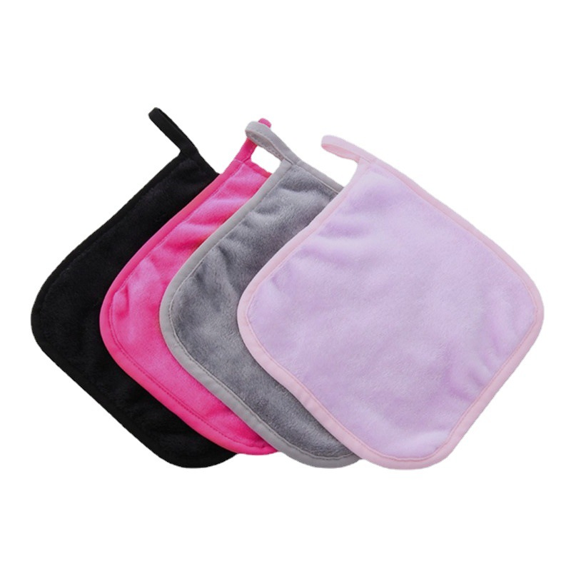 Microfiber Soft Square Skin Washing Cleansing Cloth Makeup Remove Towel
